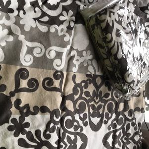 IKEA full/queen duvet with pillow covers.